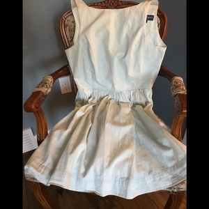Distressed cotton dress